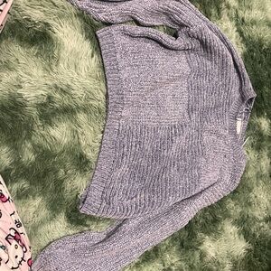 Pink Rose Women's Gray Sweater